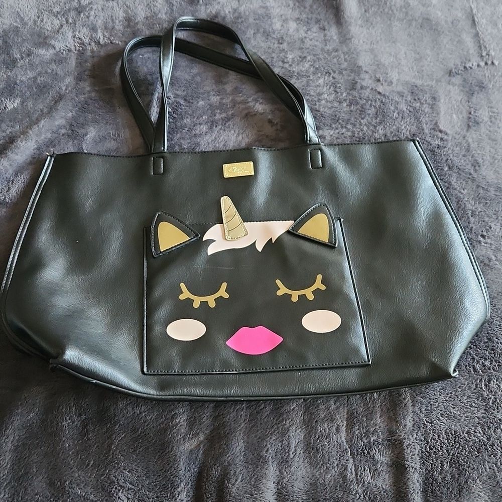 Betsy Johnson Cat Unicorn Tote Luv Betsy